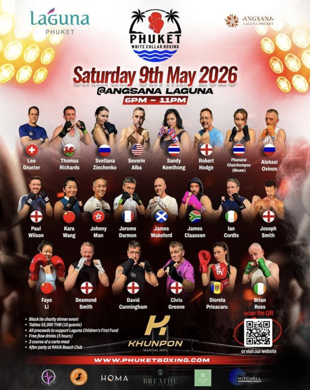 Phuket White Collar Boxing with Ian 'The Cannibal' Cordts