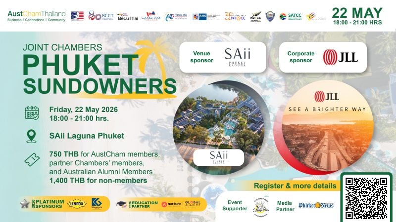Phuket Sundowners with Frank Holzer of AUSTCHAM!